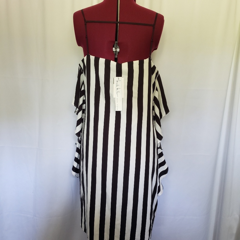Nicole Miller Spaghetti Strap Ruffle Dress - Picture 6 of 8
